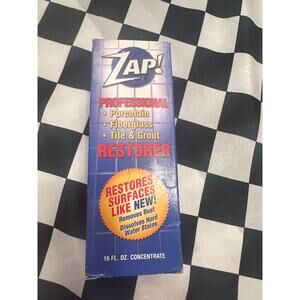 ZAP! 16 oz Professional Restorer for Porcelain Fiberglass Tile Grout NEW IN BOX